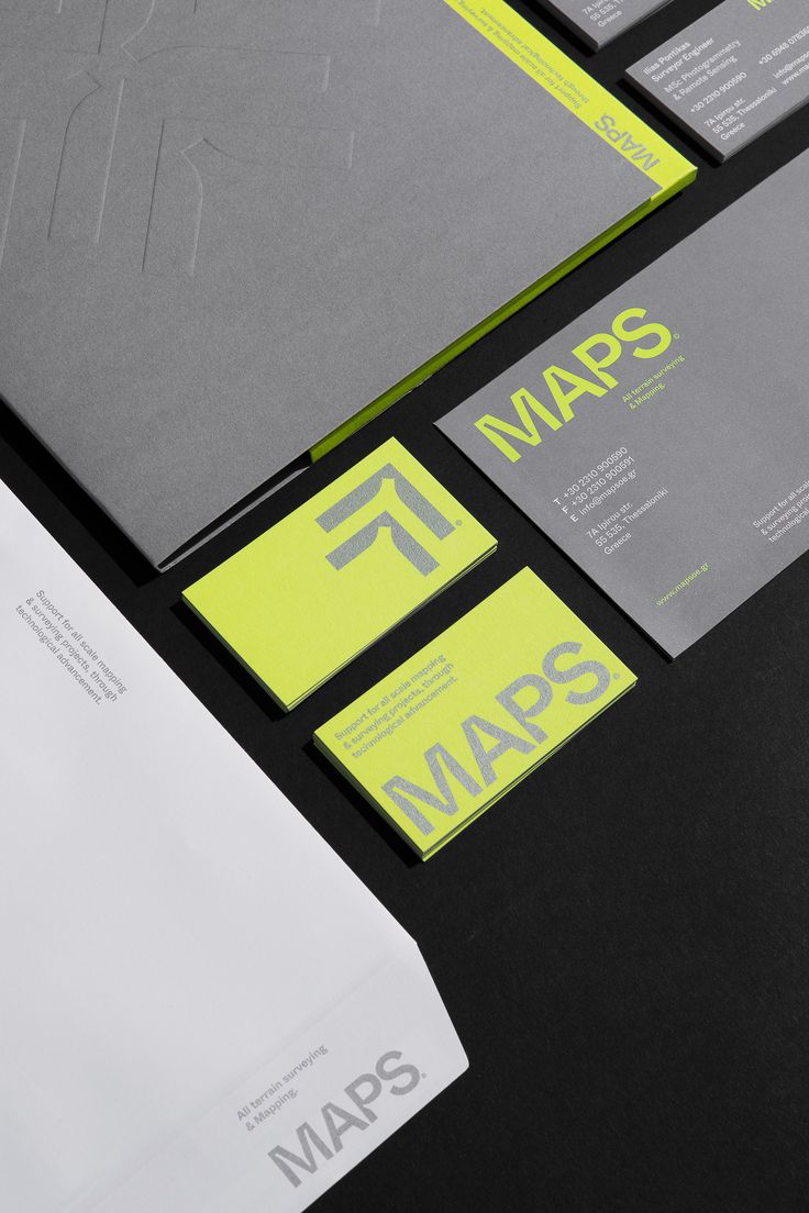 Maps print samples